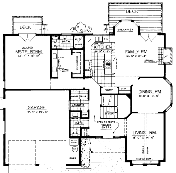 main floor house blueprint