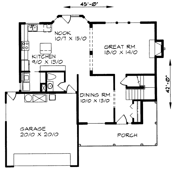 main floor house blueprint