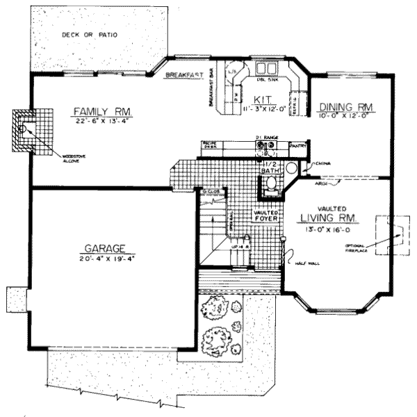 main floor house blueprint