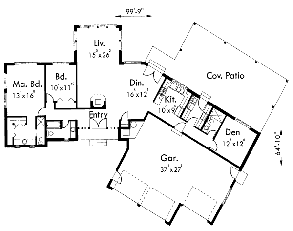 main floor house blueprint