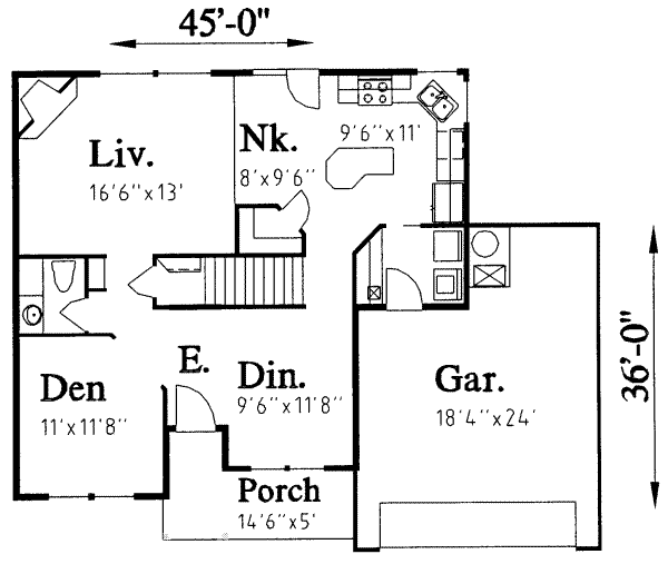 main floor house blueprint