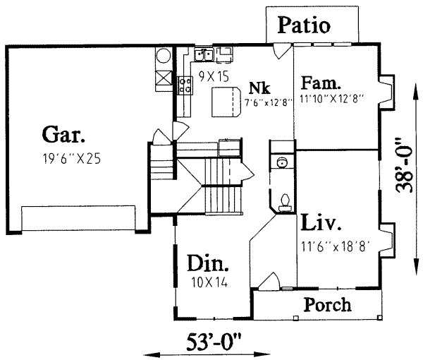 main floor house blueprint