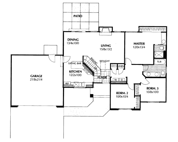 main floor house blueprint