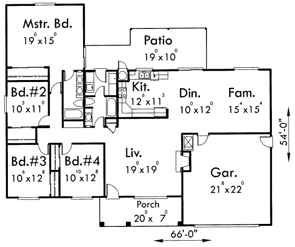 main floor house blueprint