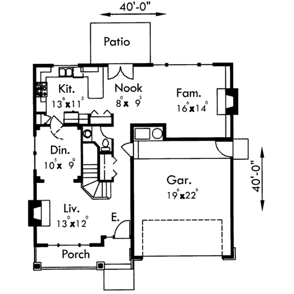 main floor house blueprint