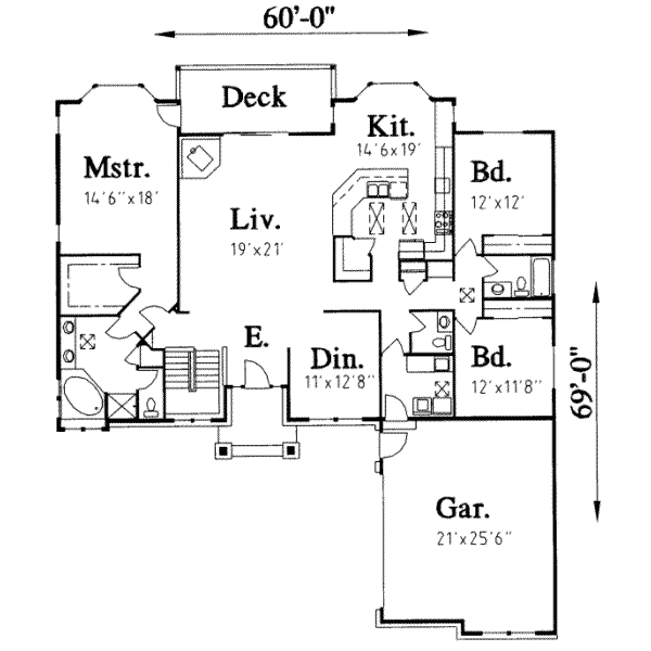 main floor house blueprint