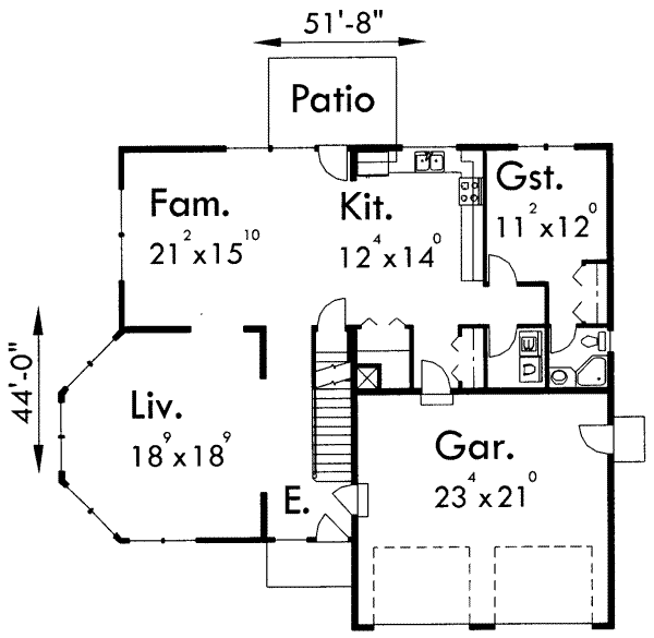 main floor house blueprint