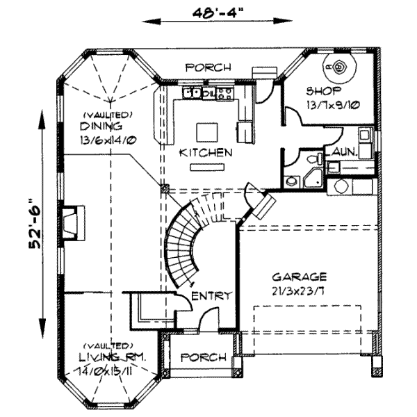 main floor house blueprint