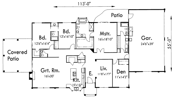 main floor house blueprint
