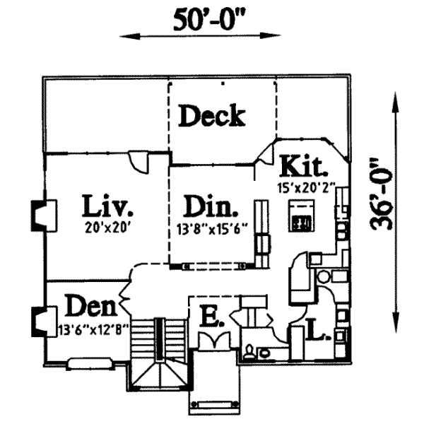 main floor house blueprint