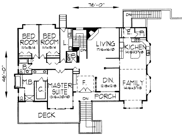 main floor house blueprint