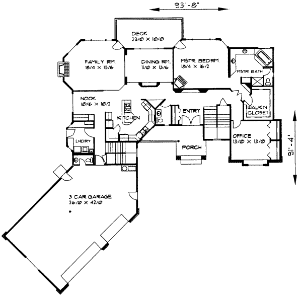 main floor house blueprint