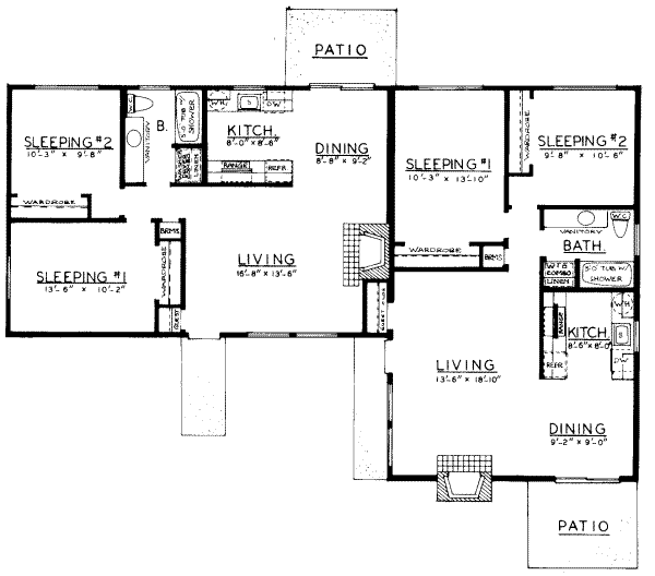 main floor house blueprint