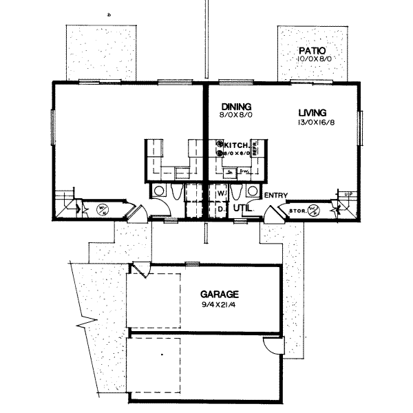 main floor house blueprint