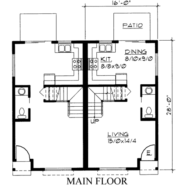 main floor house blueprint