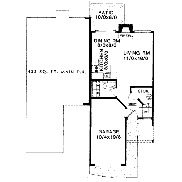 main floor house blueprint