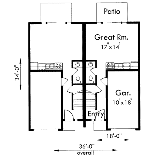main floor house blueprint
