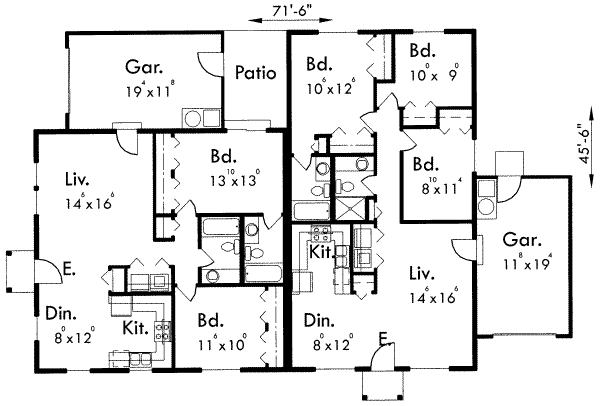 main floor house blueprint