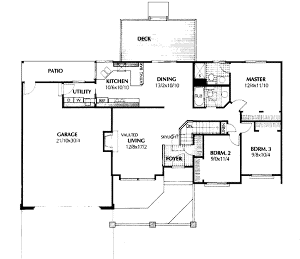 main floor house blueprint