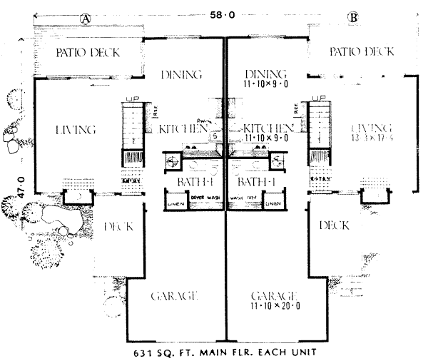 main floor house blueprint