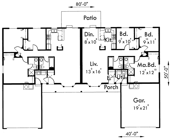 main floor house blueprint