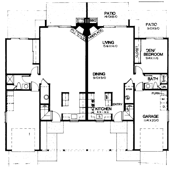 main floor house blueprint