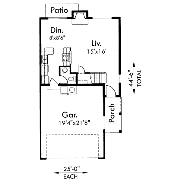 main floor house blueprint