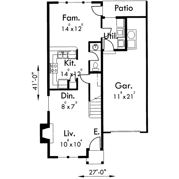 main floor house blueprint