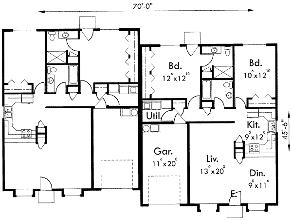 main floor house blueprint