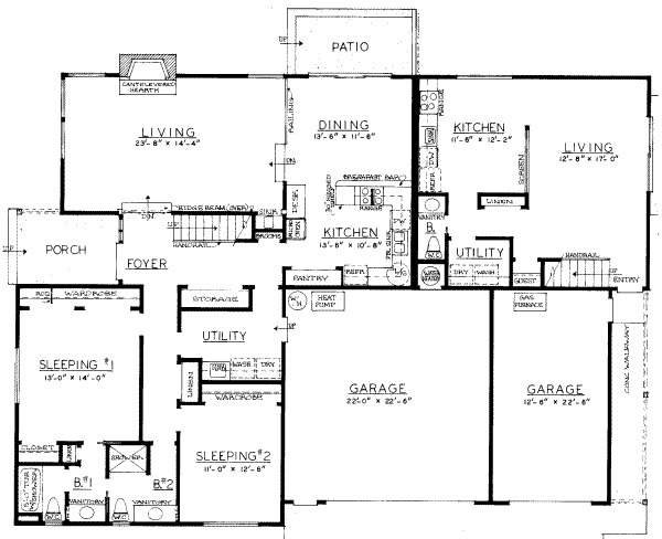 main floor house blueprint