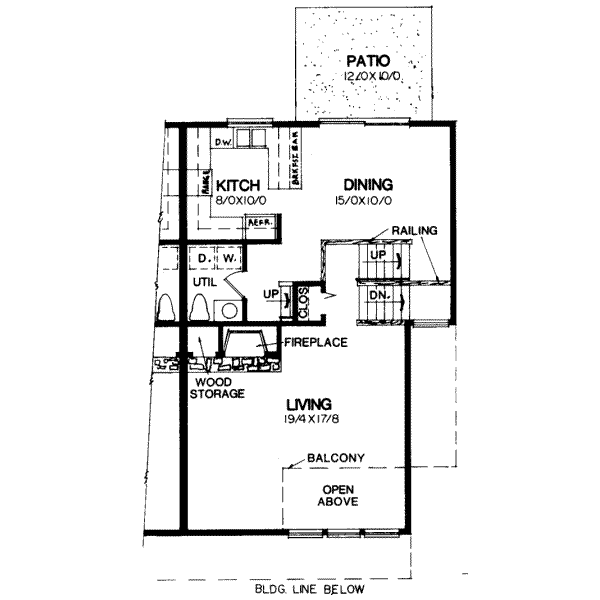 main floor house blueprint