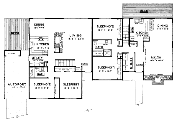 main floor house blueprint