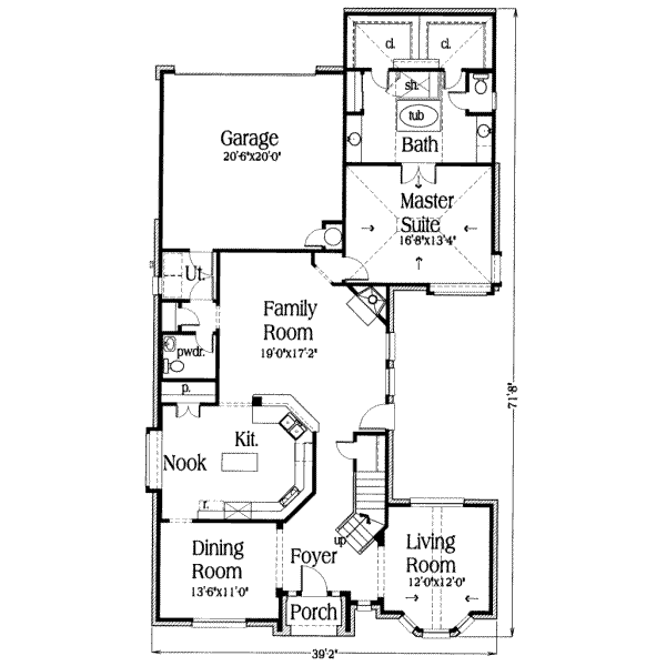 main floor house blueprint