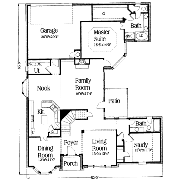 main floor house blueprint