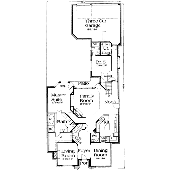 main floor house blueprint