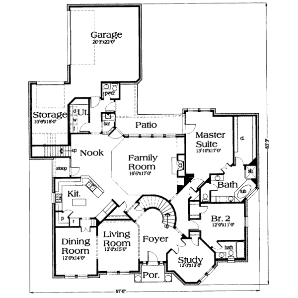 main floor house blueprint