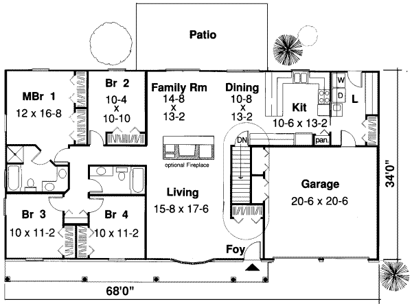 main floor house blueprint