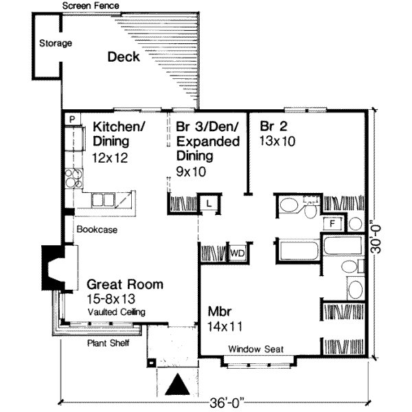 main floor house blueprint