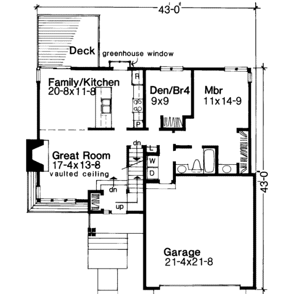 main floor house blueprint