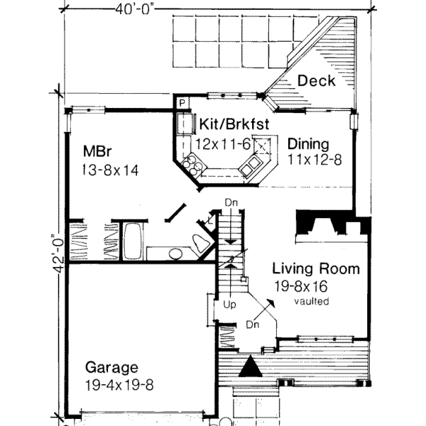 main floor house blueprint