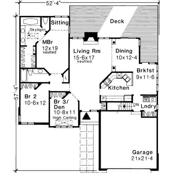 main floor house blueprint