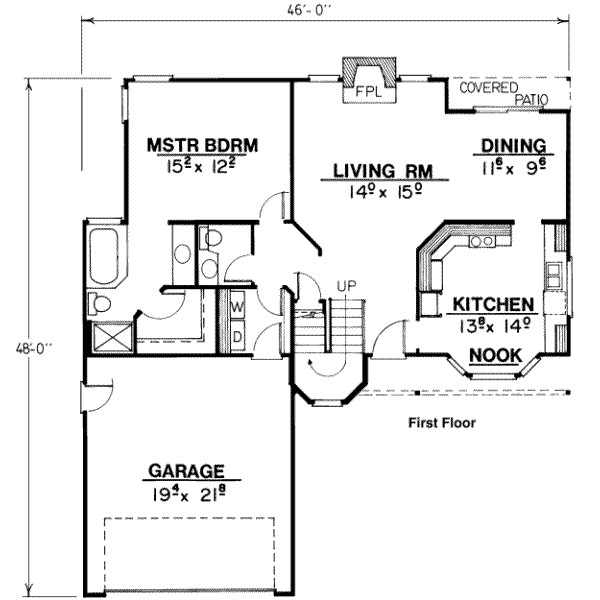 main floor house blueprint
