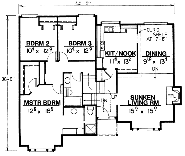 main floor house blueprint