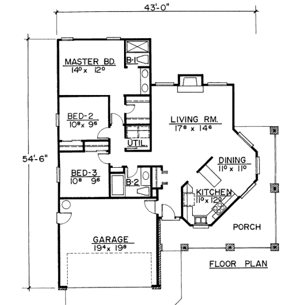 main floor house blueprint