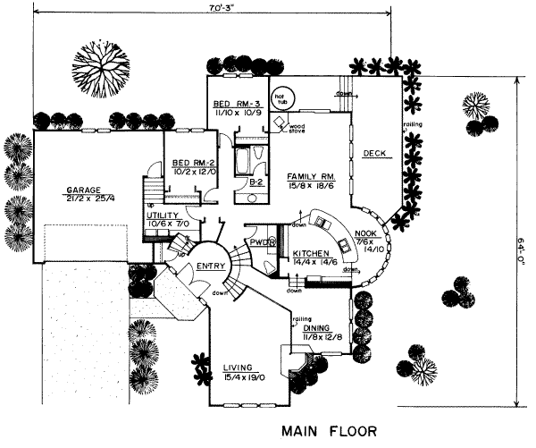 main floor house blueprint