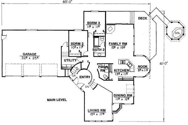 main floor house blueprint
