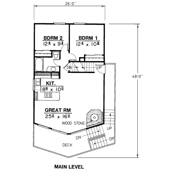 main floor house blueprint