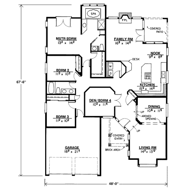 main floor house blueprint