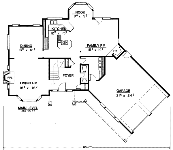 main floor house blueprint