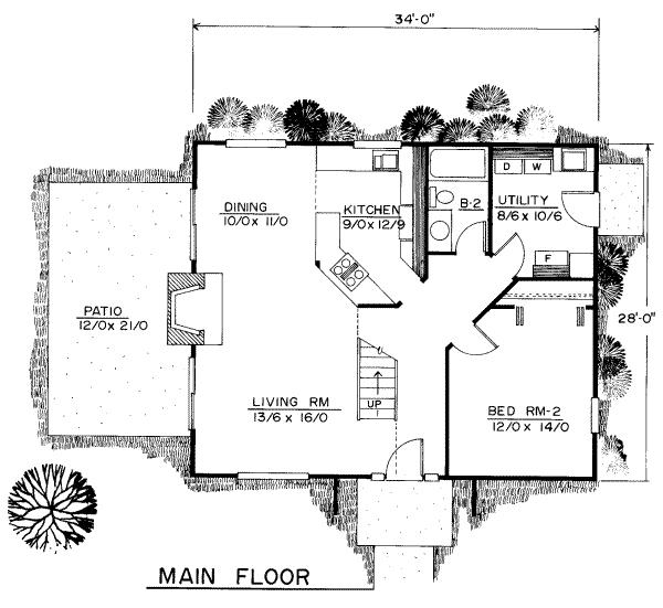 main floor house blueprint